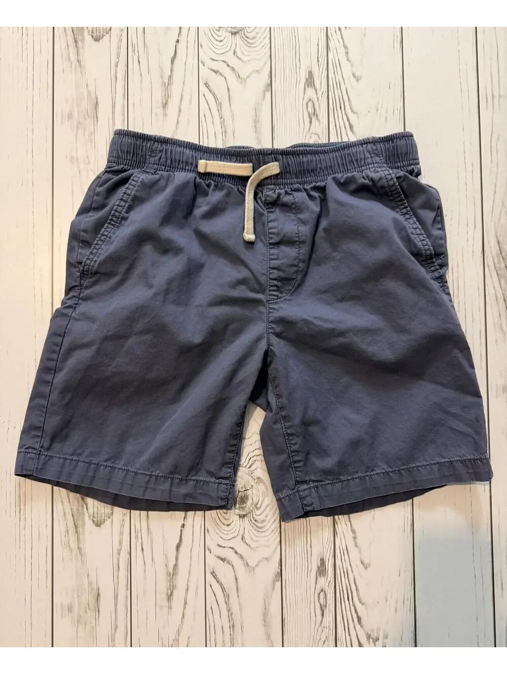 Old Navy Boys Large 10-12 Plus Relaxed Fit Shorts Blue Cotton